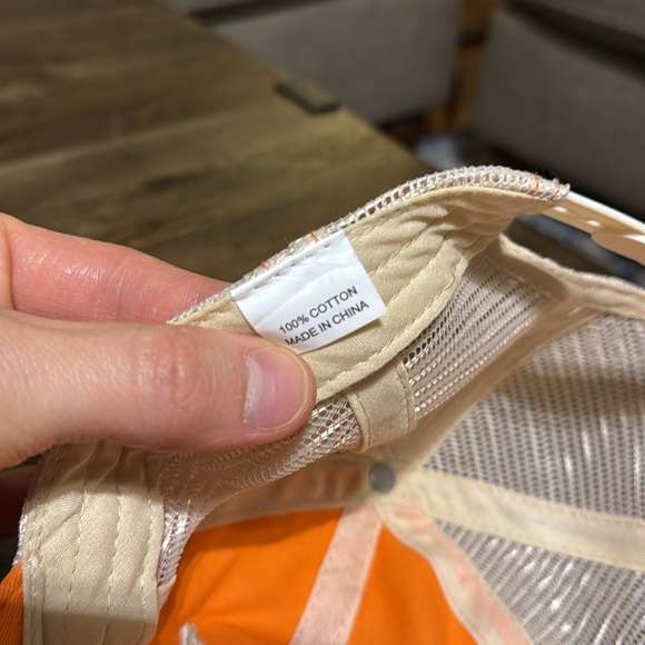 ORCA Coolers Orange Cap Hat SnapBack adjustable (Cotton) - Picture 4 of 6